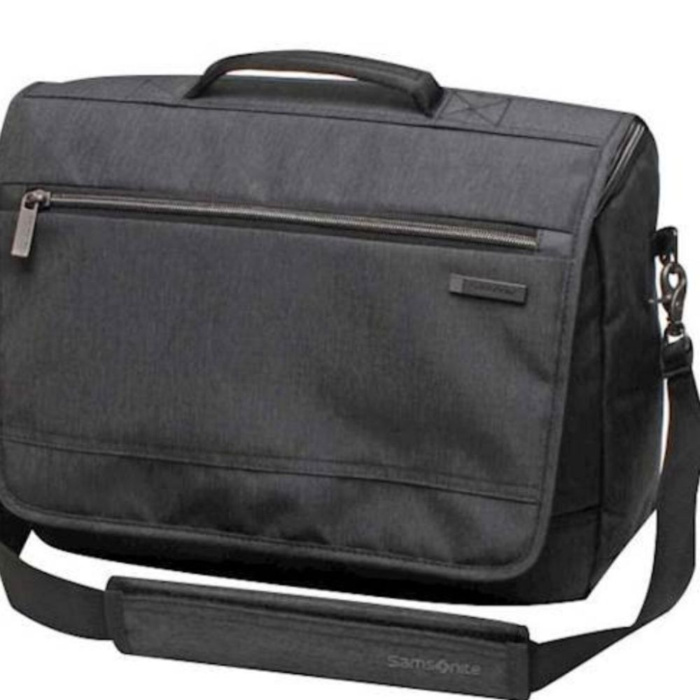 Samsonite Modern Utility Messenger Laptop Case- Grey